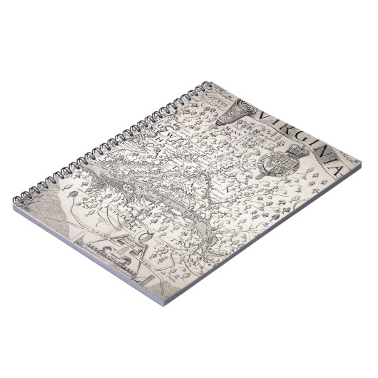 Virginia Map, 1612 Notitieboek (Linkerzijde)