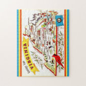  Virginia Map Briefkaart Legpuzzel (Verticaal)