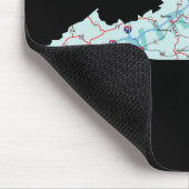 Virginia Map Mousepad Muismat (Hoek)