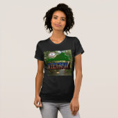 Virginia Map, State Seal, Afbeelding Text T-shirt (Voorkant volledig)