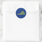 Virginia Map Sticker (Tas)