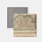 Virginia, Maryland, Delaware Magneet (Voorkant / Achterkant)