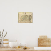 Virginia, Maryland, Delware Poster (Keuken)