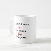 Virginia/Maryland - Lovers/Crabs Koffiemok (Voorkant links)