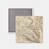 Virginia, Maryland Magneet (Voorkant / Achterkant)