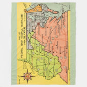 Virginia Maryland Staten Throwdeken Fleece Deken (Voorkant)
