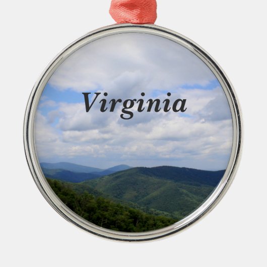 Virginia Metalen Ornament (Voorkant)
