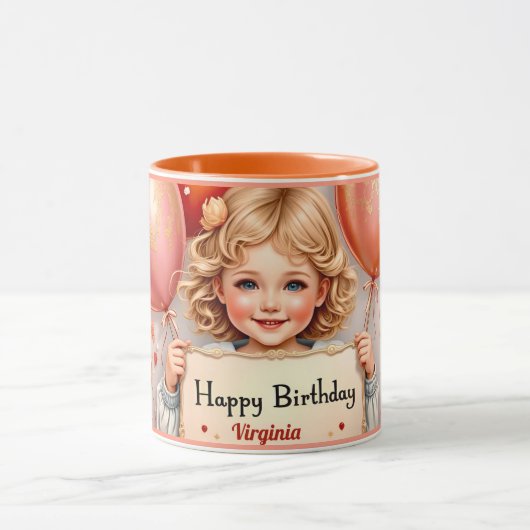 VIRGINIA ~ Mok gepersonaliseerd ~ Verjaardag ~ (Midden)