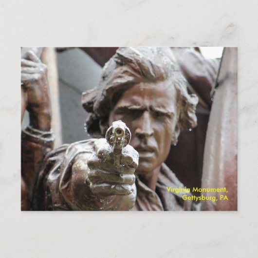 Virginia Monument (Gettysburg-Briefkaart) Briefkaart (Voorkant)