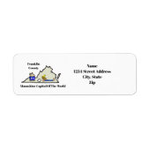Virginia Moonshine Return Address Labels (Voorkant)