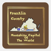 Virginia Moonshine Stickers (Voorkant)