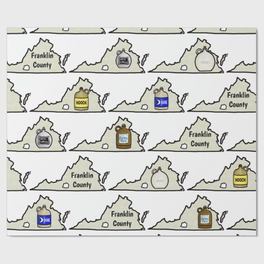 Virginia Moonshine Wrapping Paper Cadeaupapier (Vlak)