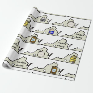 Virginia Moonshine Wrapping Paper Cadeaupapier