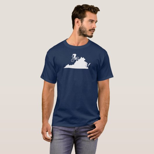 Virginia Mountain Biking T-shirt (Voorkant volledig)