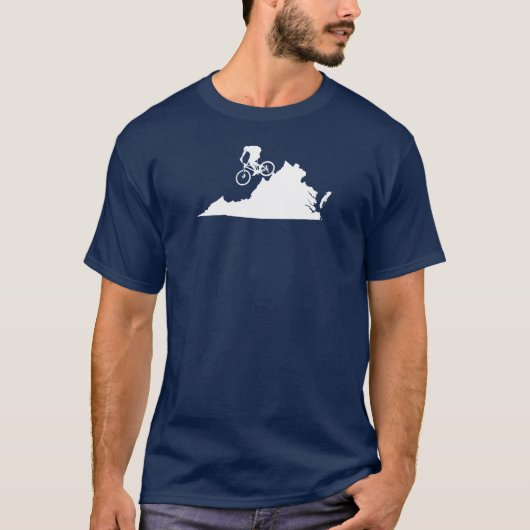 Virginia Mountain Biking T-shirt (Voorkant)