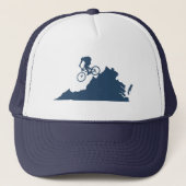 Virginia Mountain Biking Trucker Pet (Voorkant)
