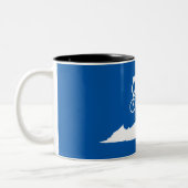 Virginia Mountain Biking Tweekleurige Koffiemok (Links)