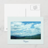 Virginia Mountain Uitzicht Post Card Briefkaart (Voorkant / Achterkant)