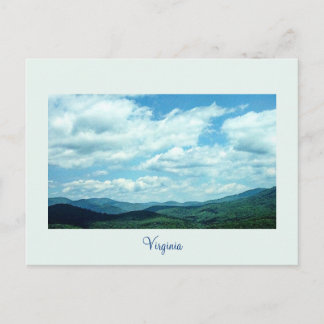 Virginia Mountain Uitzicht Post Card Briefkaart