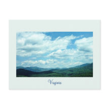 Virginia Mountain Uitzicht Post Card