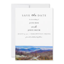 Virginia Mountains Save The Date