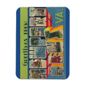 Virginia, Newport Nieuws Magneet (Verticaal)