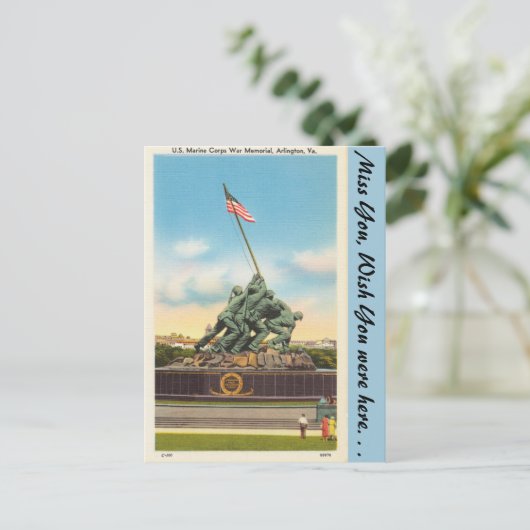 Virginia, Oorlogsmonument, Arlington Briefkaart (Staand voorkant)