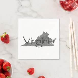 Virginia Paper Party Napkins Servetten