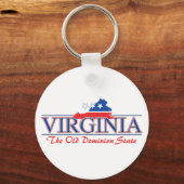 Virginia Patriotic Sleutelhanger (Voorkant)