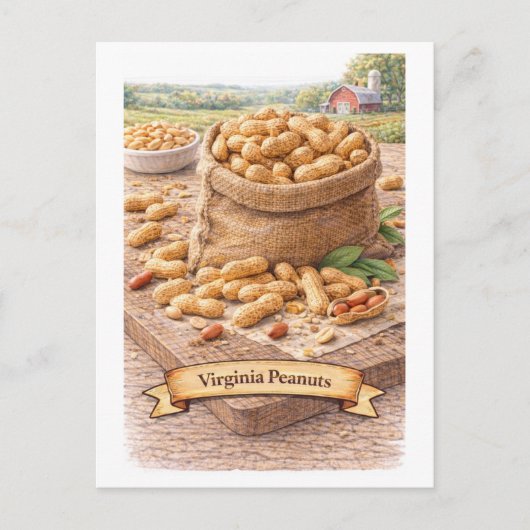 Virginia Peanuts (American Food Series) Briefkaart (Voorkant)