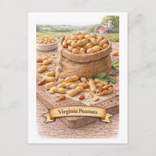 Virginia-pinda's (Amerikaanse Voedsel Serie) Briefkaart