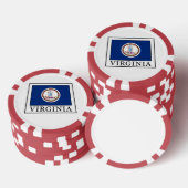 Virginia Pokerchips (Opstapeling)