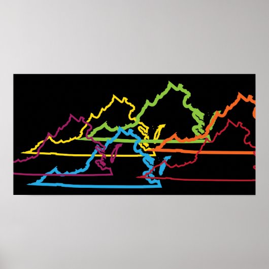 virginia pride blur poster (Voorkant)