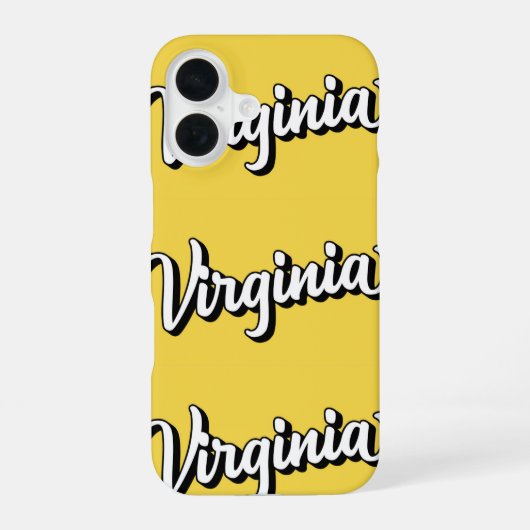 Virginia Pride iPhone 16 Pro Hoesje (Achterkant)