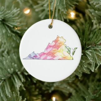 Virginia Pride Keramisch Ornament