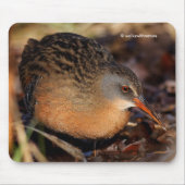 Virginia Rail Watervogel in de onderborstel Muismat (Voorkant)