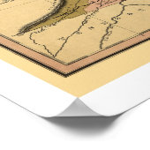 Virginia Railroad & Town Map 1848 Poster (Hoek)