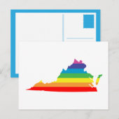 virginia rainbow briefkaart (Voorkant / Achterkant)
