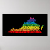 virginia rainbow poster (Voorkant)