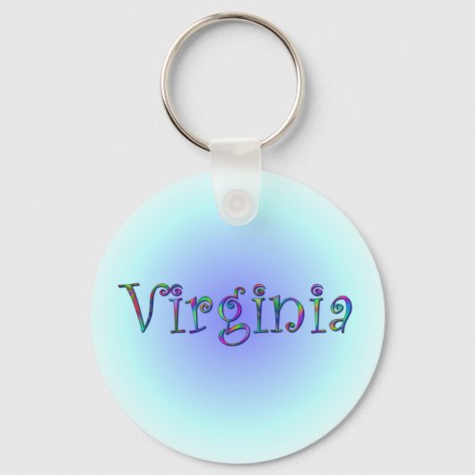Virginia Regenboog Sleutelhanger (Voorkant)