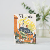 Virginia Reisposter Ansichtkaart Briefkaart (Staand voorkant)