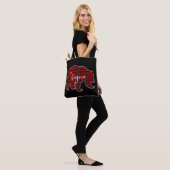 Virginia Retro Stijl Vrolijk Kerstfeest Tote Bag (Op model)