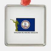 VIRGINIA RICHMOND MISSIE LDS CTR METALEN ORNAMENT (Voorkant)
