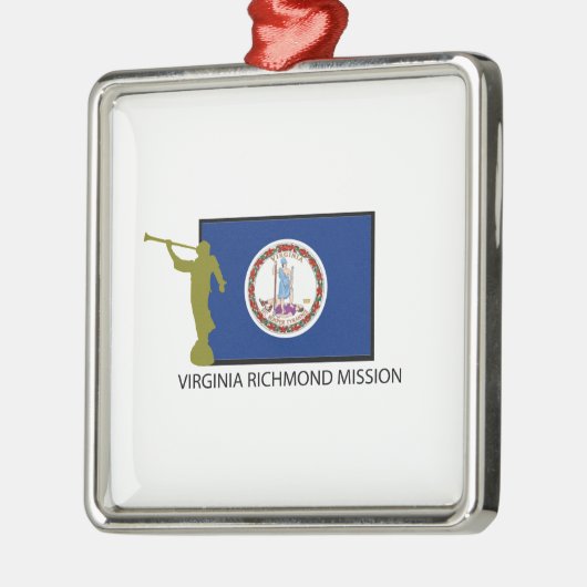 VIRGINIA RICHMOND MISSIE LDS CTR METALEN ORNAMENT (Links)