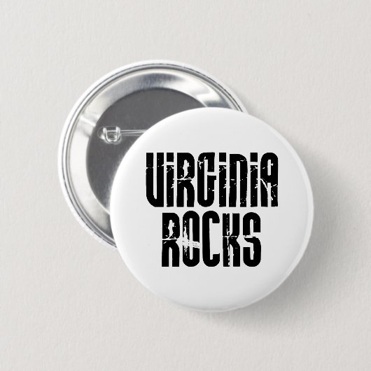 Virginia Rocks Button (Voorkant /achterkant)