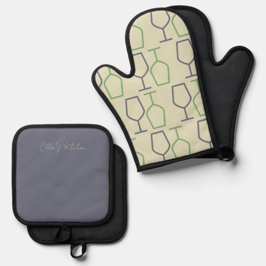 Virginia Rustic Pothouder Set (Voorkant / Achterkant)