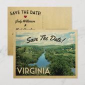 Virginia Save the Date  Briefkaarten (Voorkant / Achterkant)