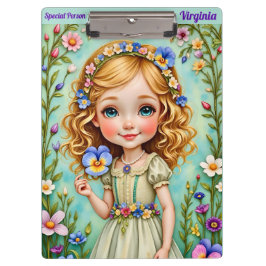 VIRGINIA ~ Schattige meisje ~ Klembord