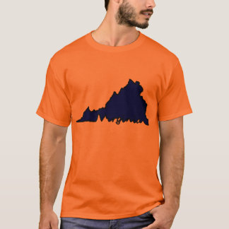 Virginia Script T-shirt - Oranje