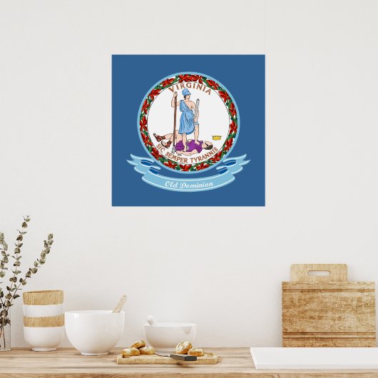 Virginia Seal Poster (Keuken)